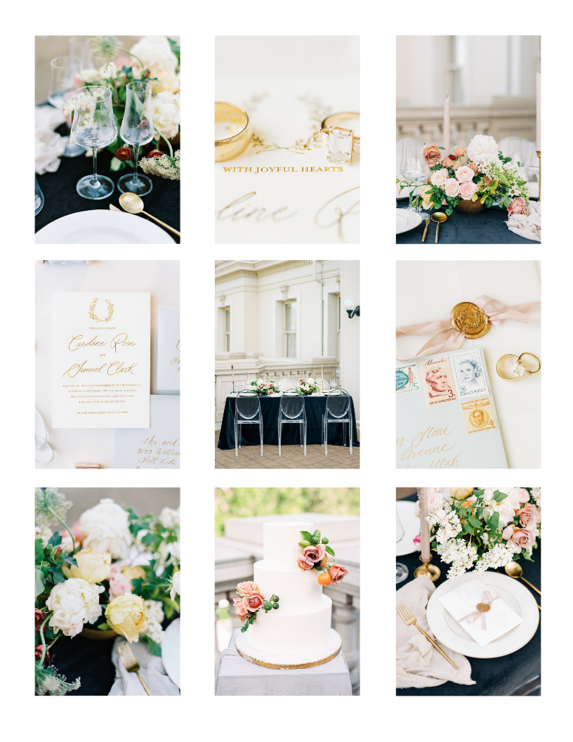 A Garden Style Wedding with Classic Details